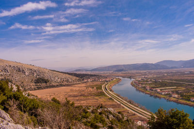 Scenic view of landscape against sky