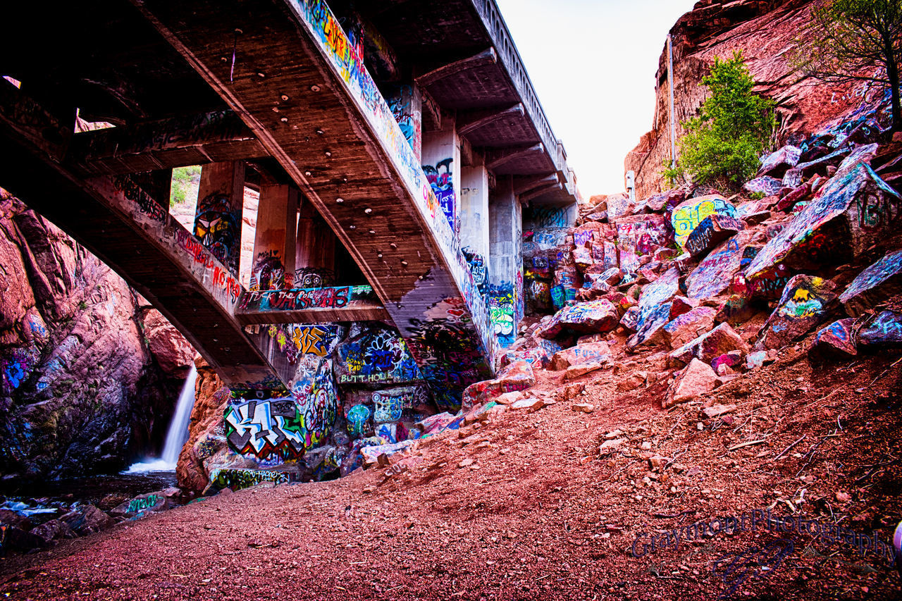 BRIDGE IN MOUNTAINS