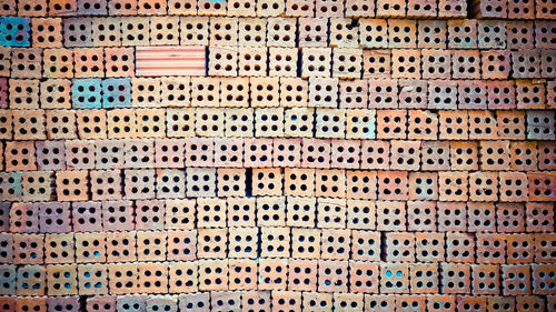 Full frame shot of bricks