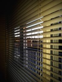 Low angle view of glass window in building