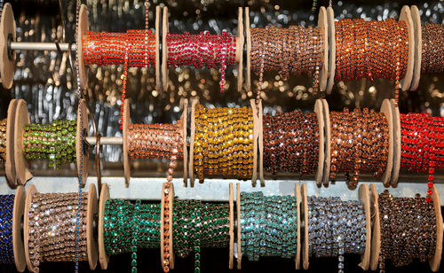 Shimmering coils to make necklaces for sale
