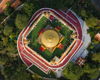 High angle view of cityscape