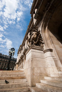 Low angle view of statue