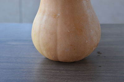 Close-up of orange on table