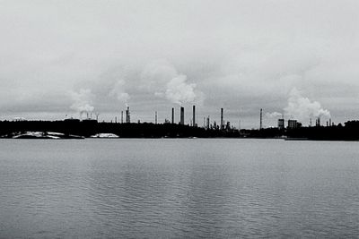 View of windmill in the sky