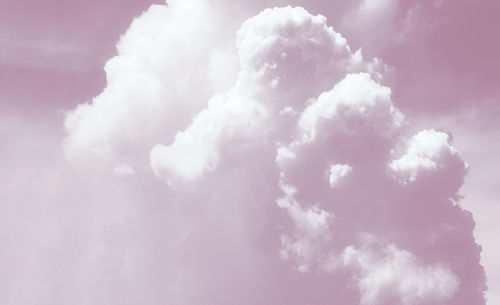 Low angle view of clouds in sky