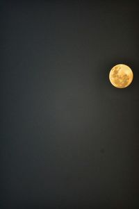 Full moon in sky