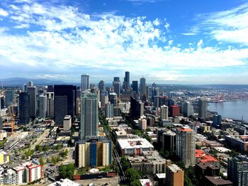 Cityscape against sky