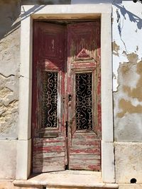 Interior of abandoned house