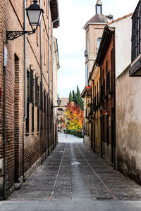 Street amidst buildings