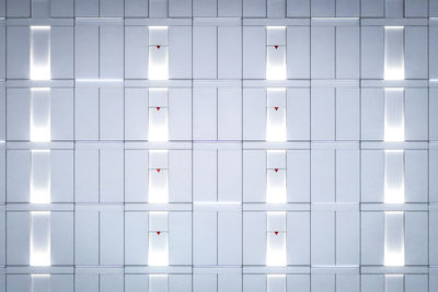 Full frame shot of illuminated wall