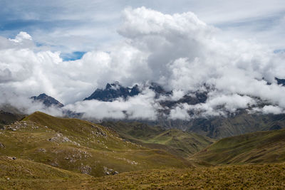 Scenic view of landscape against sky