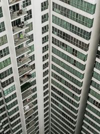 Full frame shot of modern buildings in city