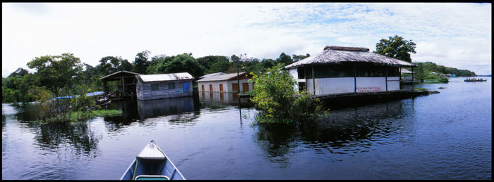 View of houses with waterfront