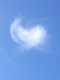 Low angle view of clouds in sky