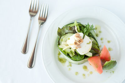 Close-up of food in plate