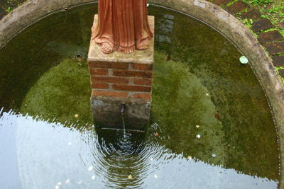 Reflection of buildings in water