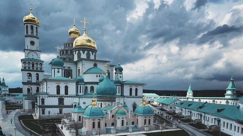 Panoramic view of buildings against sky