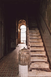 Staircase in old building