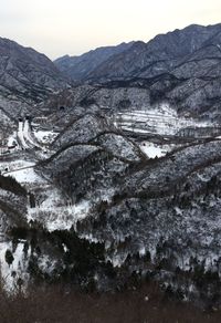 Scenic view of mountains