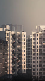 Buildings against sky in city.