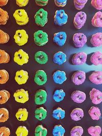 Full frame shot of multi colored candies