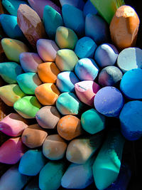 Close-up of multi colored pencils