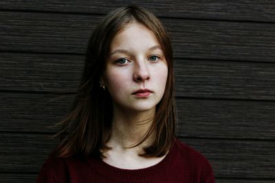 Close-up of teenage girl