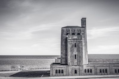 View of historical building against cloudy sky