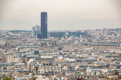 Paris high angle view 