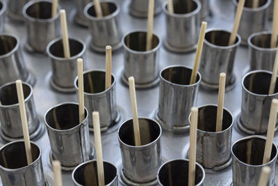 Full frame shot of pipes