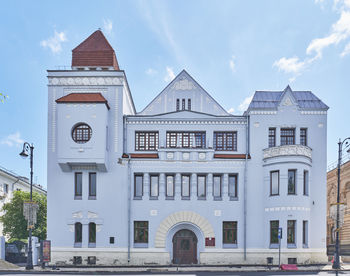  building of peasant and noble banks northern art nouveau style.now building of technical university