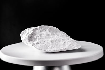 Close-up of ice cream on table