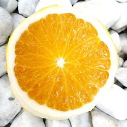 Close-up of orange slices