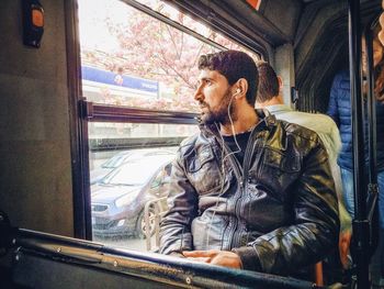 View of building in the dark