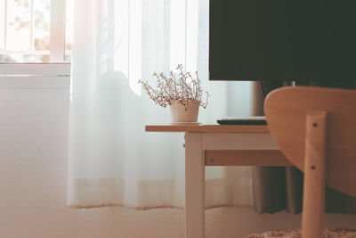 Interior of bedroom at home