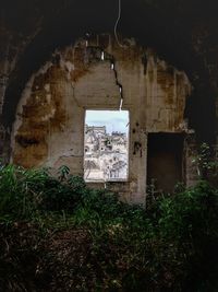 View of abandoned building