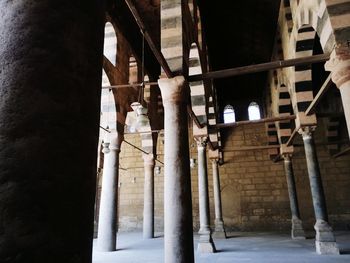 Low angle view of abandoned building