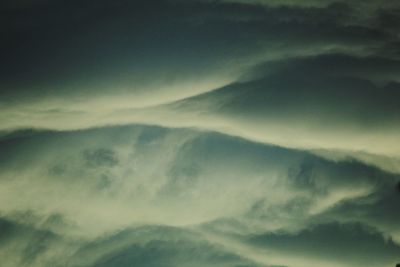 Low angle view of clouds in sky