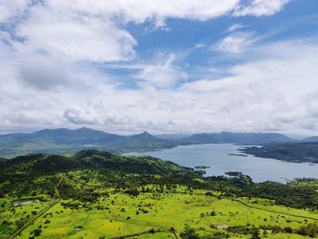 Scenic view of landscape against sky