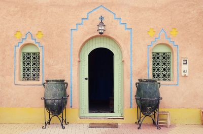 Entrance of old building