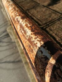 Close-up of rusty metal