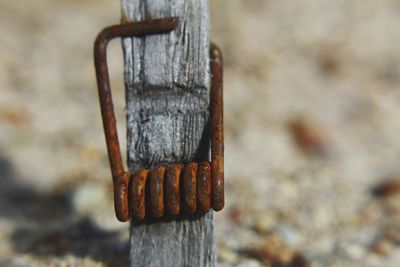 Close-up of rusty metal