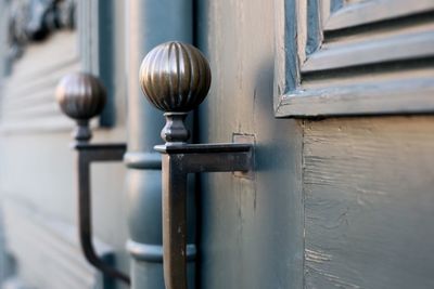 Close-up of door knocker