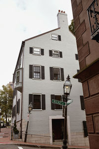 Low angle view of buildings against sky