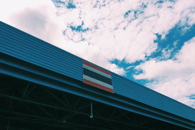 Low angle view of building against sky