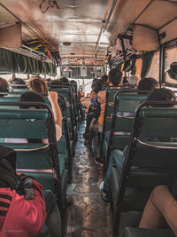 People sitting in bus