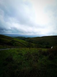 Scenic view of landscape against sky