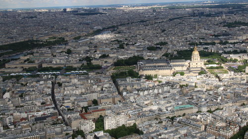 High angle view of cityscape