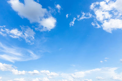 Low angle view of clouds in sky